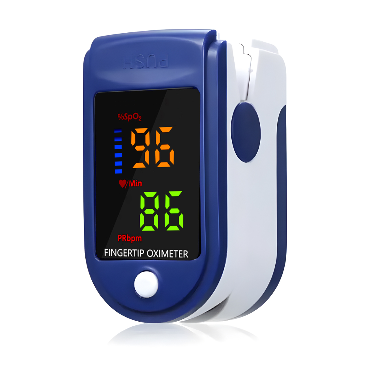 Oxygen Saturation Monitor Fingertip - Oxímetro de Pulso Portátil de 4