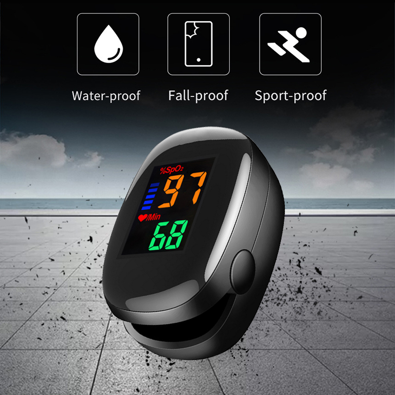 Oxygen Saturation Monitor Fingertip - Oxímetro de Pulso de Dedo Portátil,
