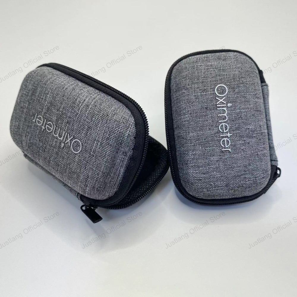 Oxygen Saturation Monitor Fingertip - Caja organizadora de oxímetro reforzada JUSTLANG