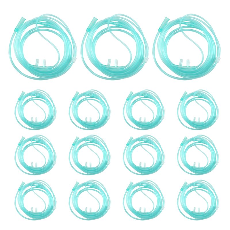 Oxygen Cannula Nasal Tubing 2M - ABIT, 15 unidades de cánulas de