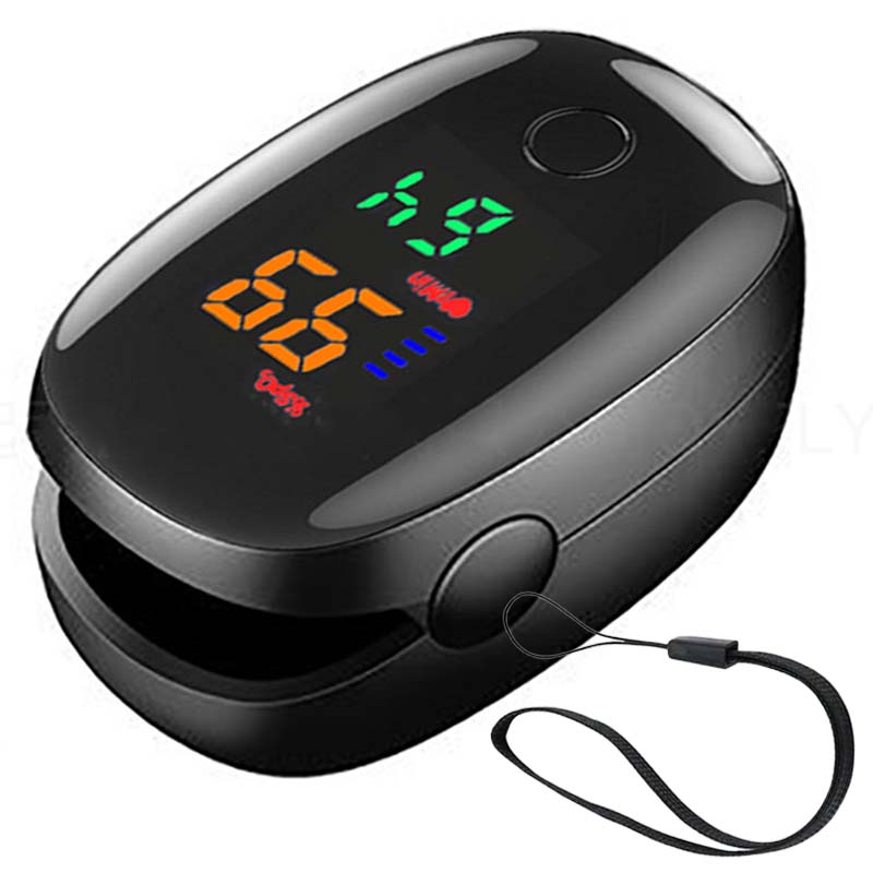 Oxygen Saturation Monitor Fingertip - Oxímetro de pulso SpO2 con LED,