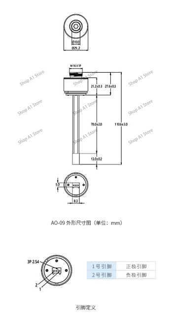 El sensor de oxígeno AOM-09 re - Oxygen Sensor Cell Replacement reseña y precio