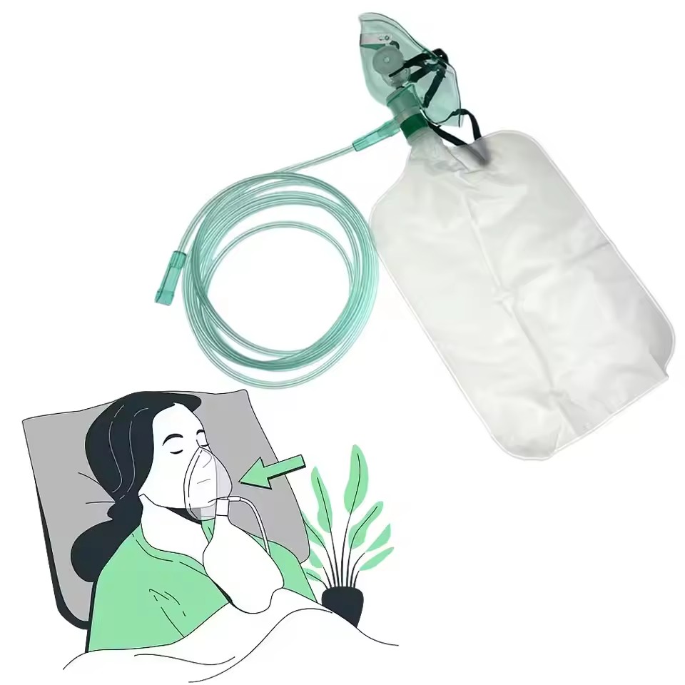 Mascarilla Facial de Oxígeno D - Oxygen Mask Reservoir Bag Adult reseña y precio