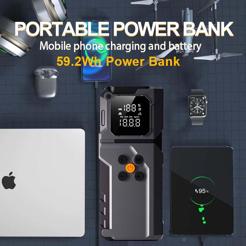 GKFLY 4 en 1, Arrancador de Co - Portable Oxygen Concentrator Battery reseña y precio