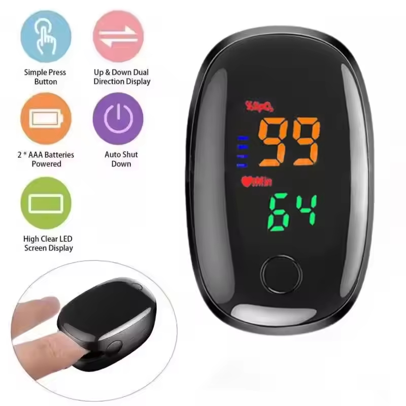 Oxímetro de Pulso Digital TFT  - Oxygen Saturation Monitor Fingertip reseña y precio
