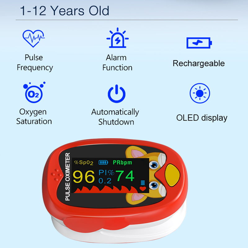 Oxímetro de Pulso Recargable,  - Oxygen Saturation Monitor Fingertip reseña y precio
