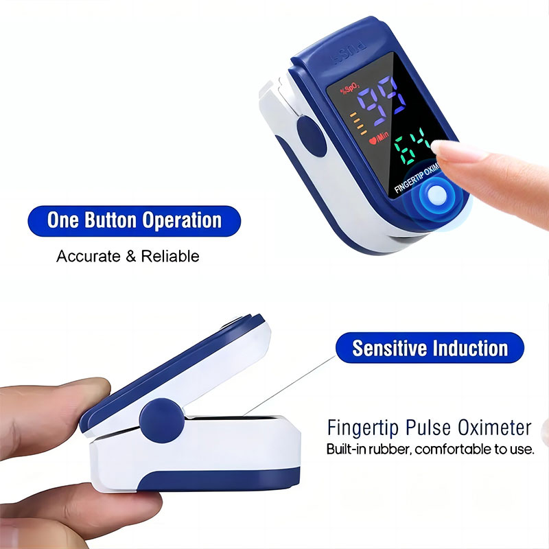 Oxímetro de yema del dedo, Mon - Oxygen Saturation Monitor Fingertip reseña y precio