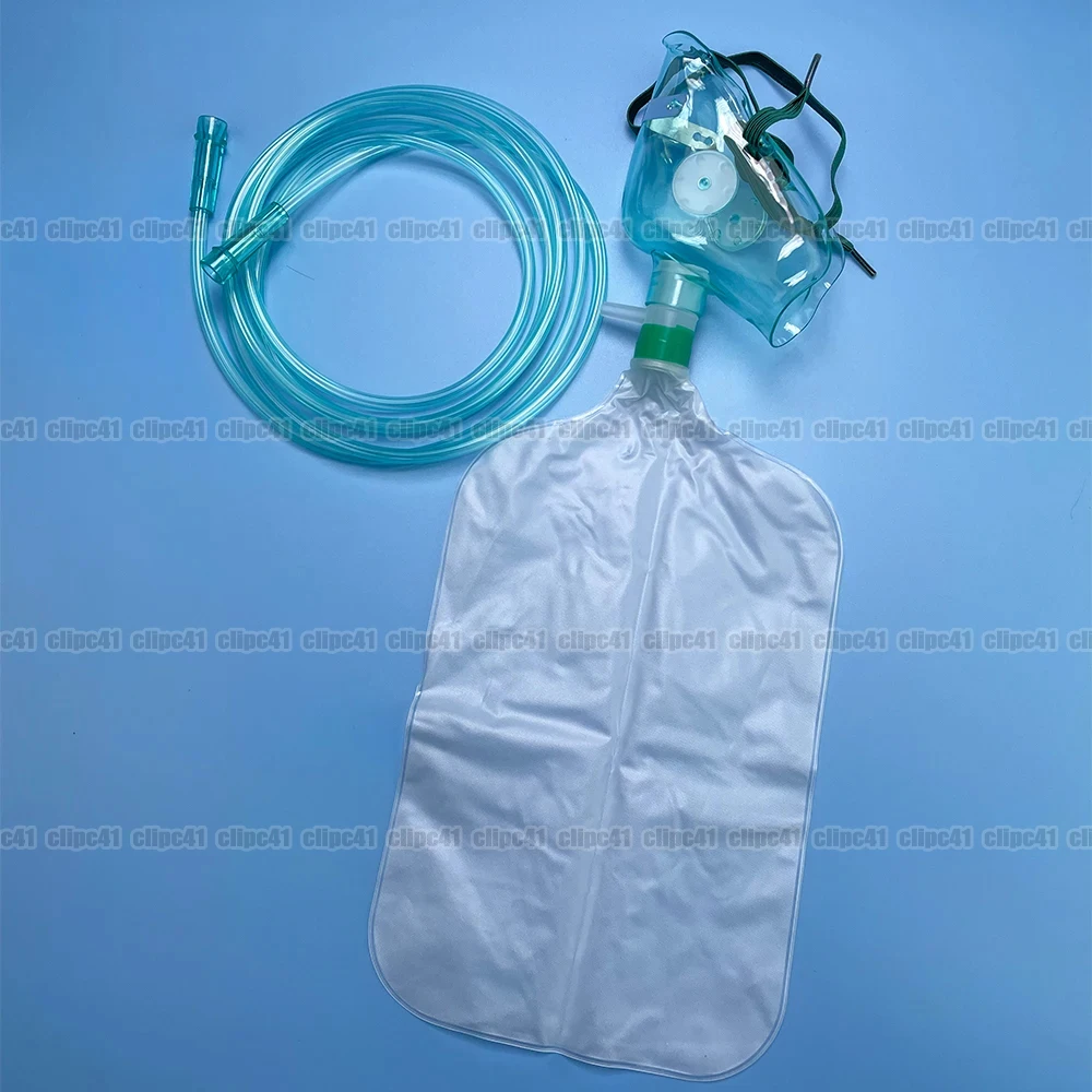 10 unidades de mascarillas fac - Oxygen Mask Reservoir Bag Adult reseña y precio