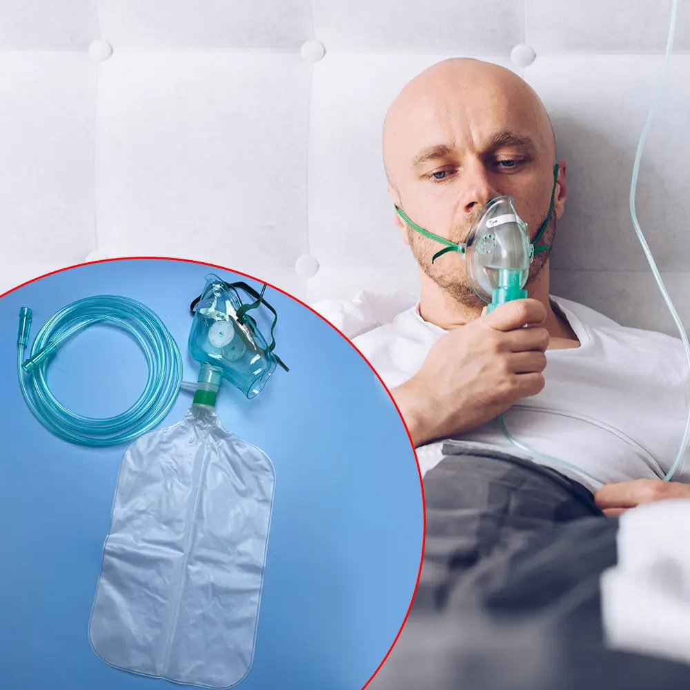 10 unidades de mascarillas fac - Oxygen Mask Reservoir Bag Adult reseña y precio