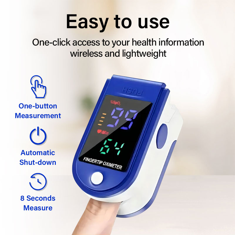 Oxímetro de yema del dedo, Mon - Oxygen Saturation Monitor Fingertip reseña y precio