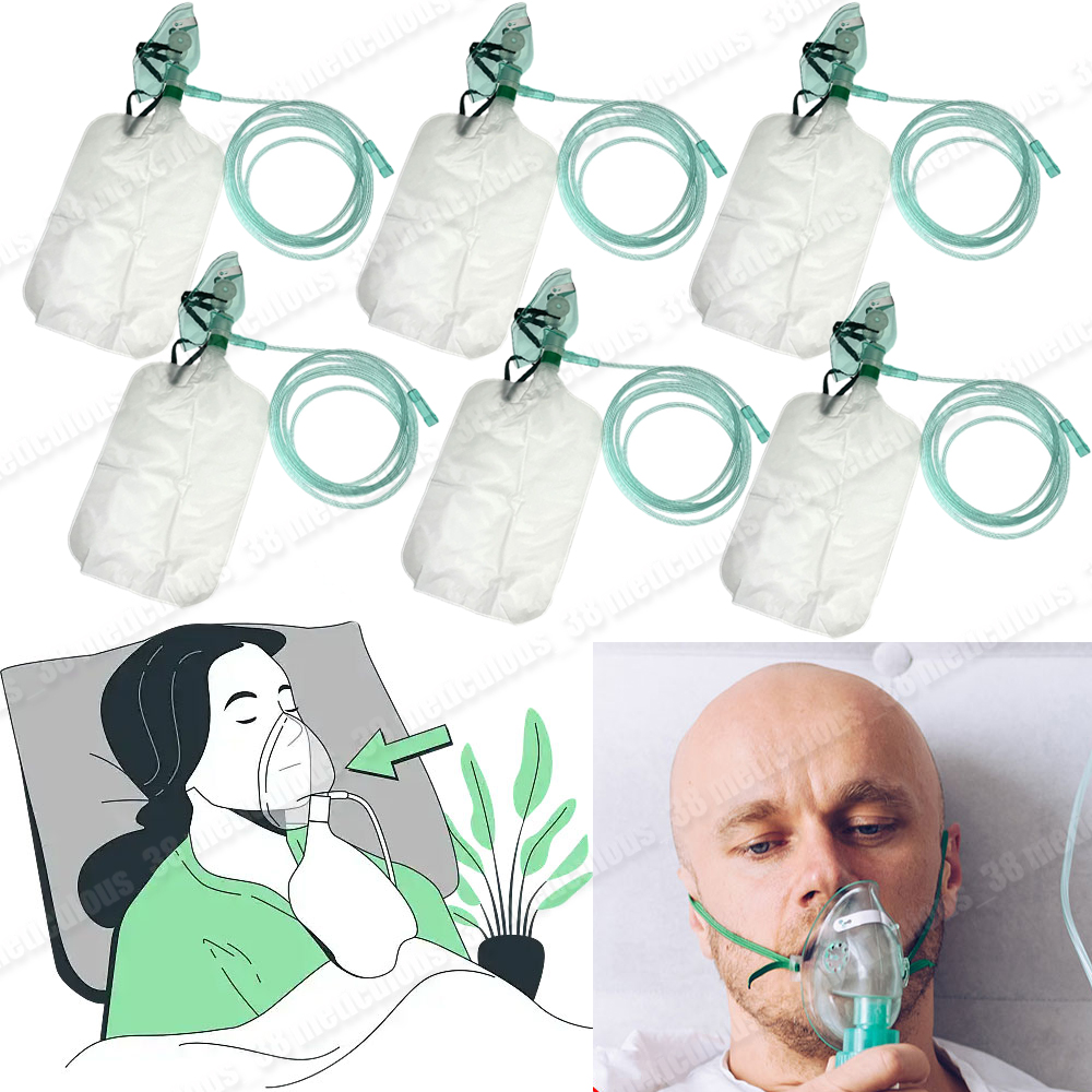 Mascarilla facial de oxígeno d - Oxygen Mask Reservoir Bag Adult reseña y precio