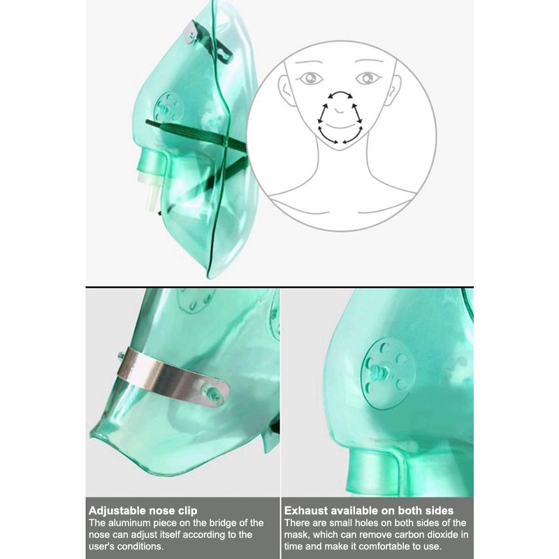 1 Uds. Mascarilla facial de ox - Oxygen Mask Reservoir Bag Adult reseña y precio