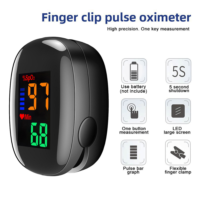 Oxímetro de Pulso de Dedo Port - Oxygen Saturation Monitor Fingertip reseña y precio