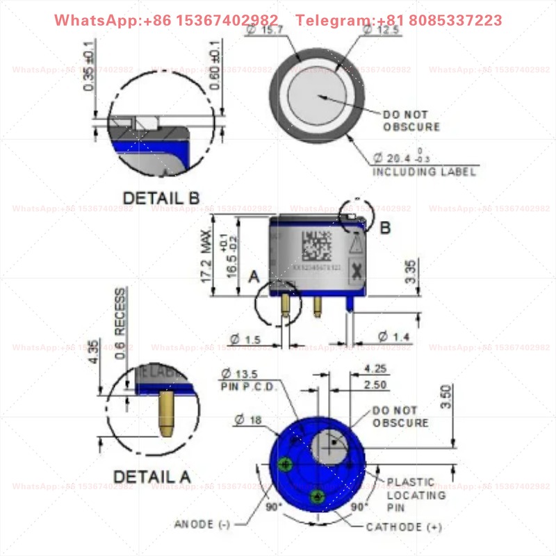 Sensor de Oxígeno 4OXV AAY80-3 - Oxygen Sensor Cell Replacement reseña y precio