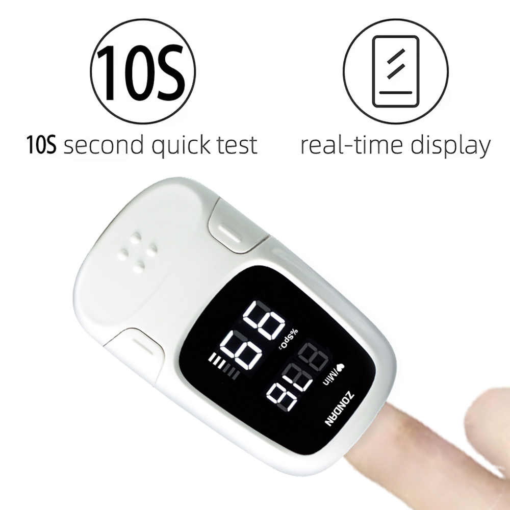 Oxímetro con pantalla LED, oxí - Oxygen Saturation Monitor Fingertip reseña y precio