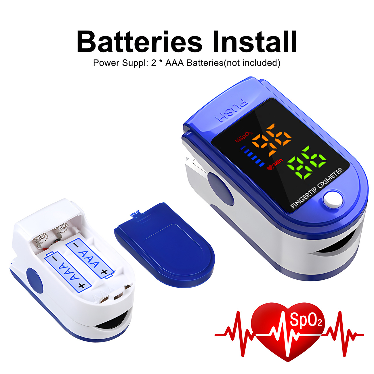 Oxímetro de Pulso Portátil de  - Oxygen Saturation Monitor Fingertip reseña y precio